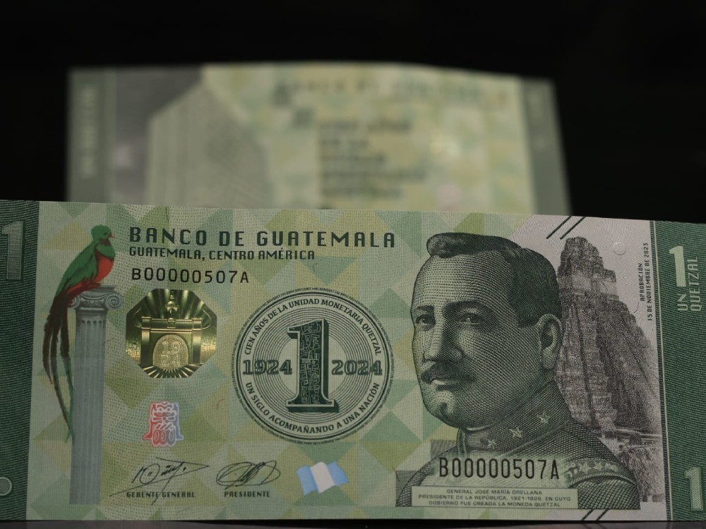 Banguat pondrá en circulación 25 millones de billetes conmemorativos de Q1