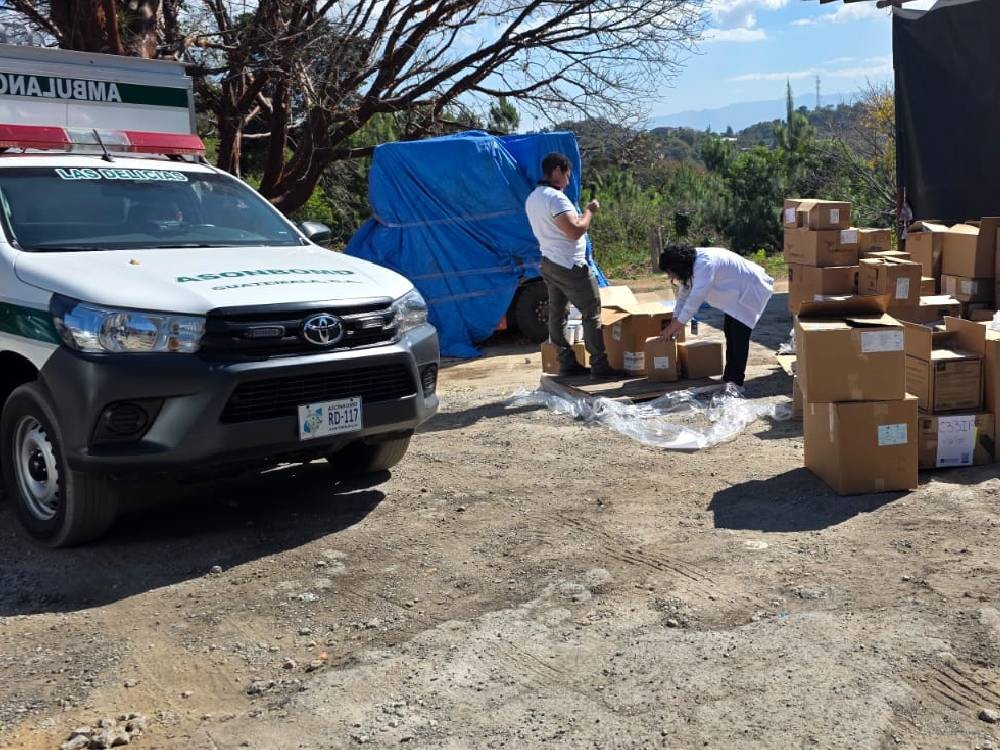 Bomberos de Las Delicias suman 18 años de recibir apoyo de la Orden de Malta