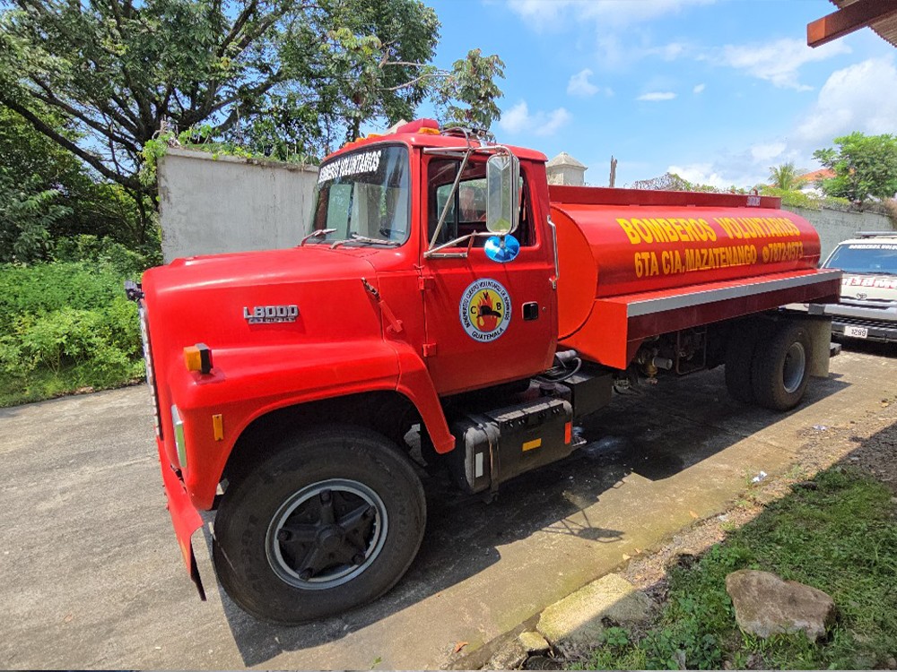 Bomberos de Mazatenango cuentan con nueva unidad contra incendios  