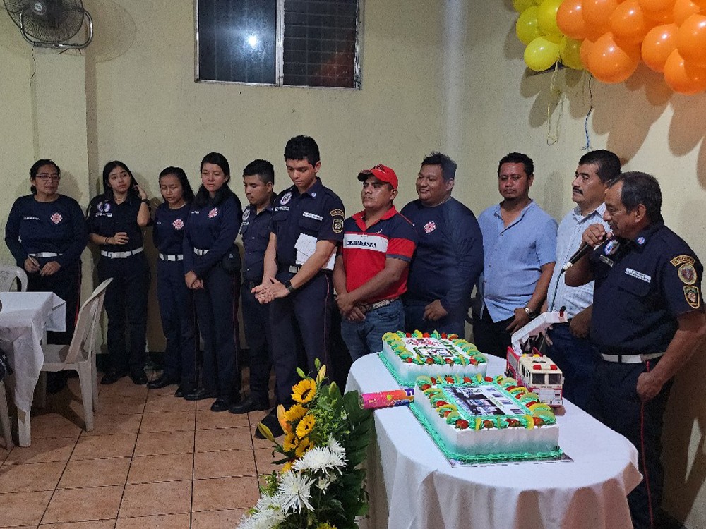 Bomberos Municipales finalizan actividades de aniversario