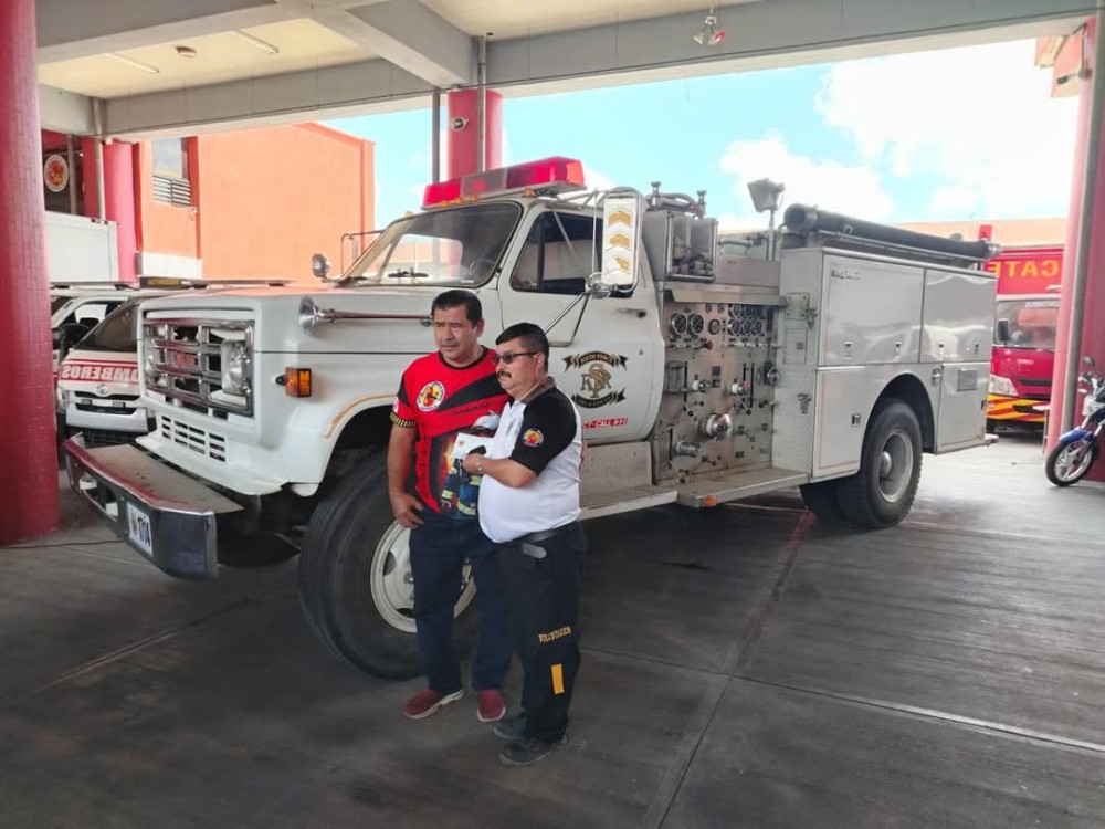 Bomberos Voluntarios de San Cristóbal Totonicapán ya cuentan con unidad de combate de incendios 