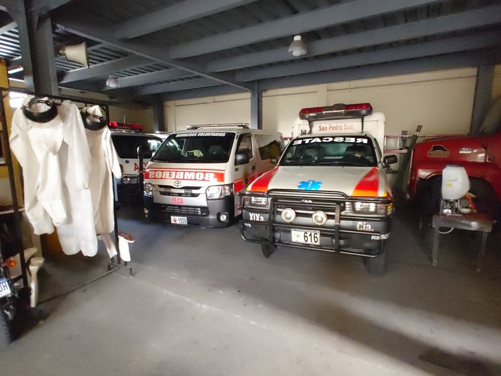 Bomberos Voluntarios de San Marcos aumentan traslados por Covid-19