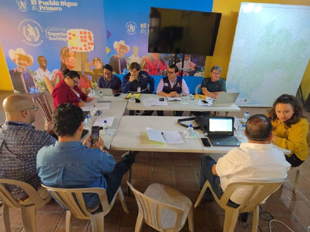 Buscan reducir la conflictividad social en Suchitepéquez mediante coordinación interinstitucional