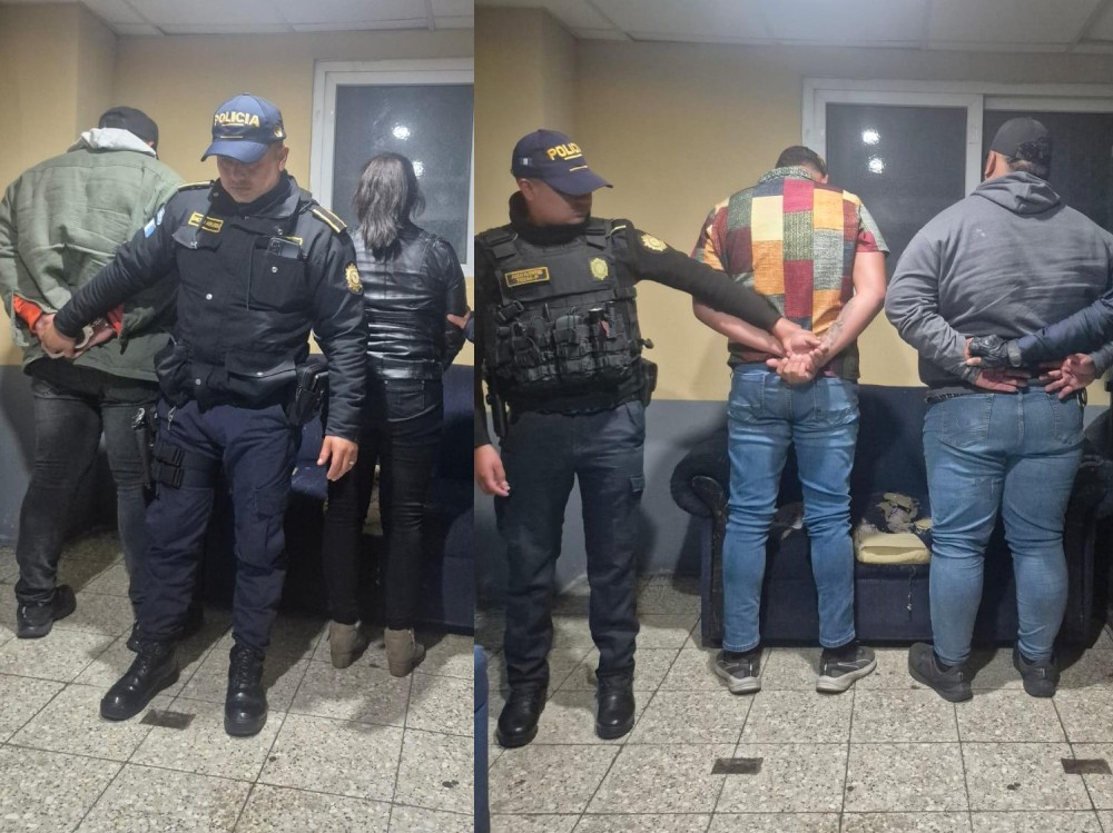 Capturados por usureros e intimidación con arma de fuego