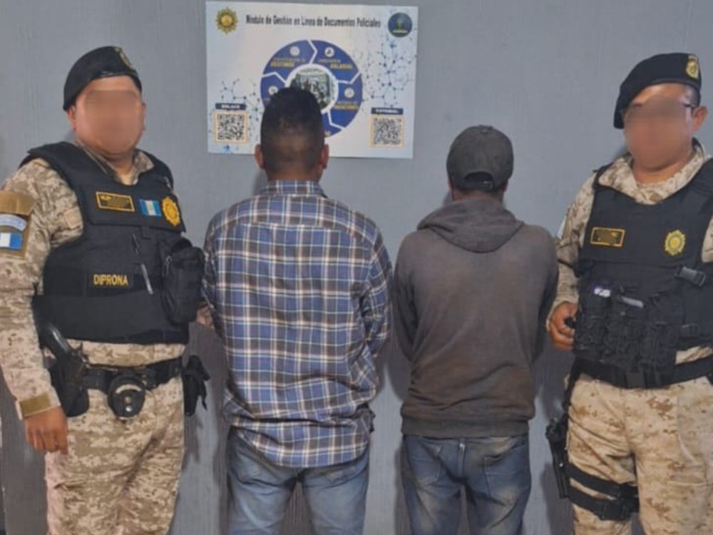 Capturan a dos hombres por tala ilegal en Huehuetenango