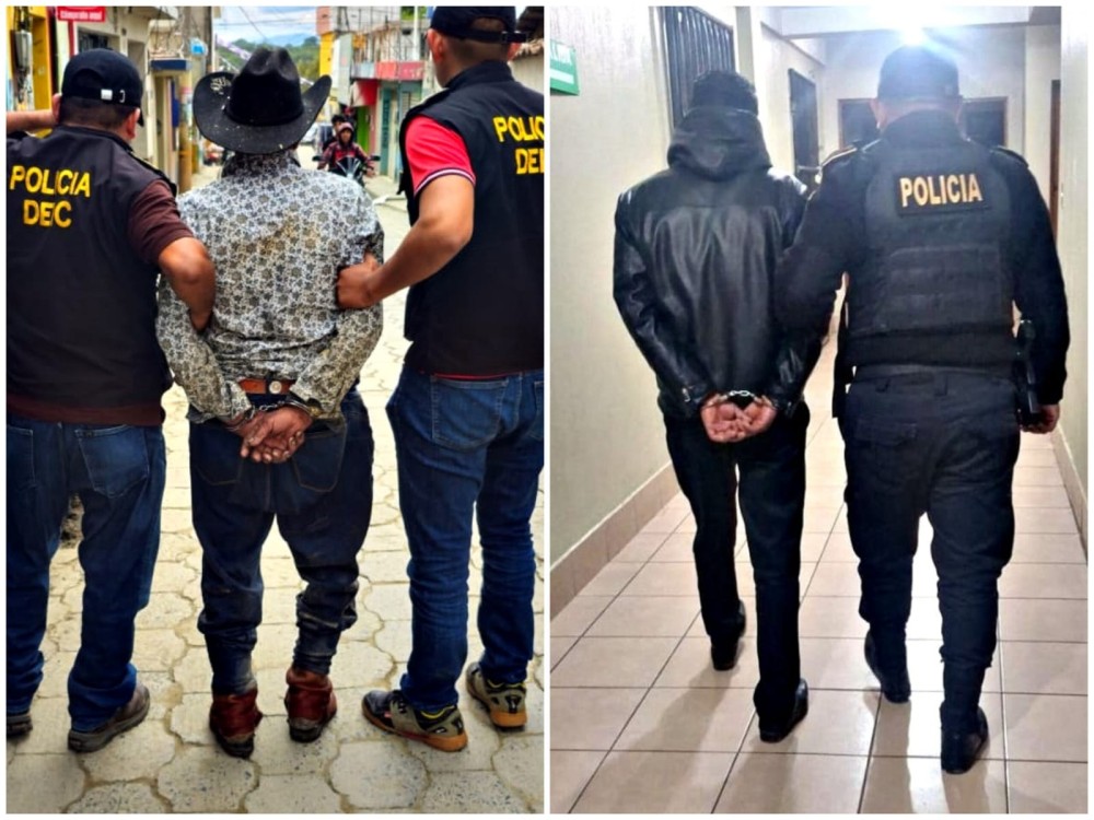 Capturan a dos hombres señalados de golpear a mujeres en Huehuetenango 