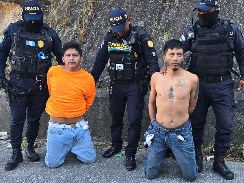 Capturan a mareros 18 tras persecución, señalados por el asesinato de dos mujeres  