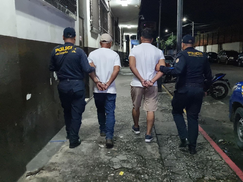 Capturan a presuntos ladrones de furgones en Iztapa, Escuintla