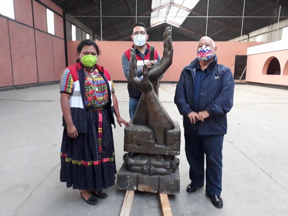 Centro Intercultural de Quetzaltenango recibió nuevo Monumento a La Paz