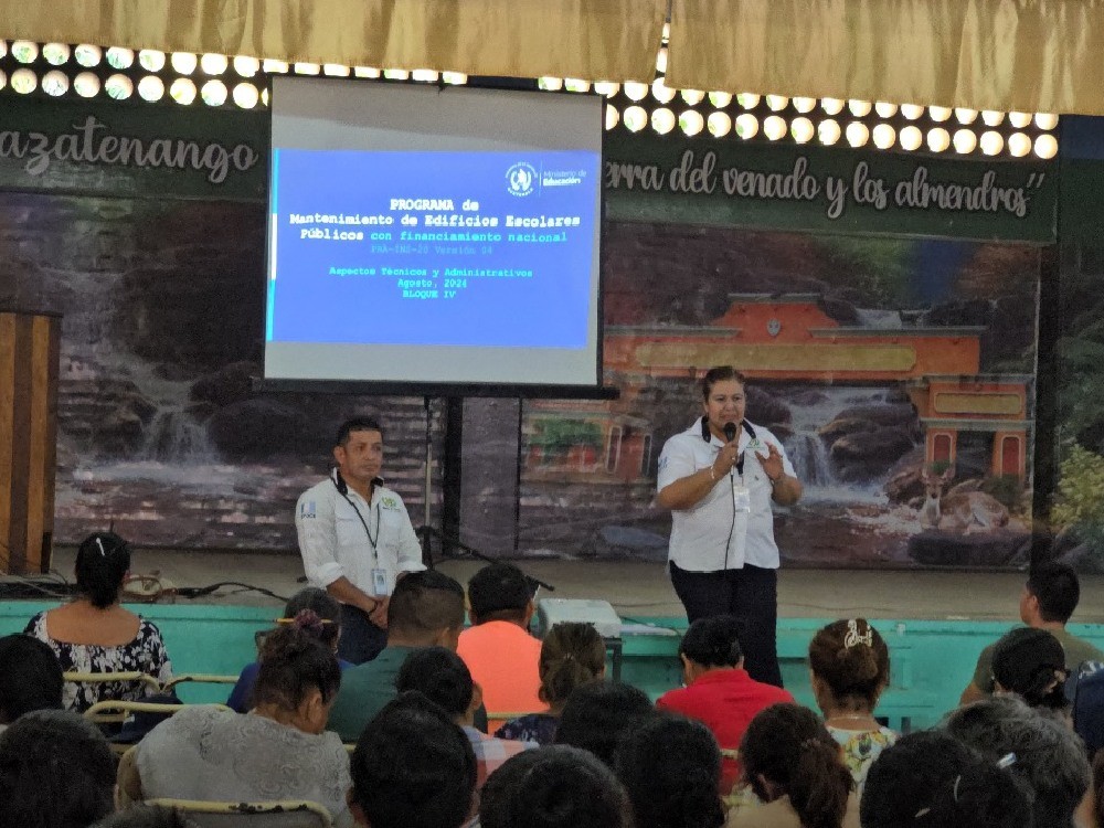 Centros educativos serán beneficiados con el programa de mantenimiento de edificios escolares públicos