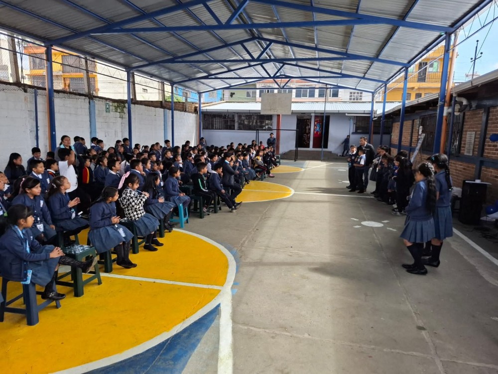 Charla preventiva sobre trata de personas llega a estudiantes de primaria