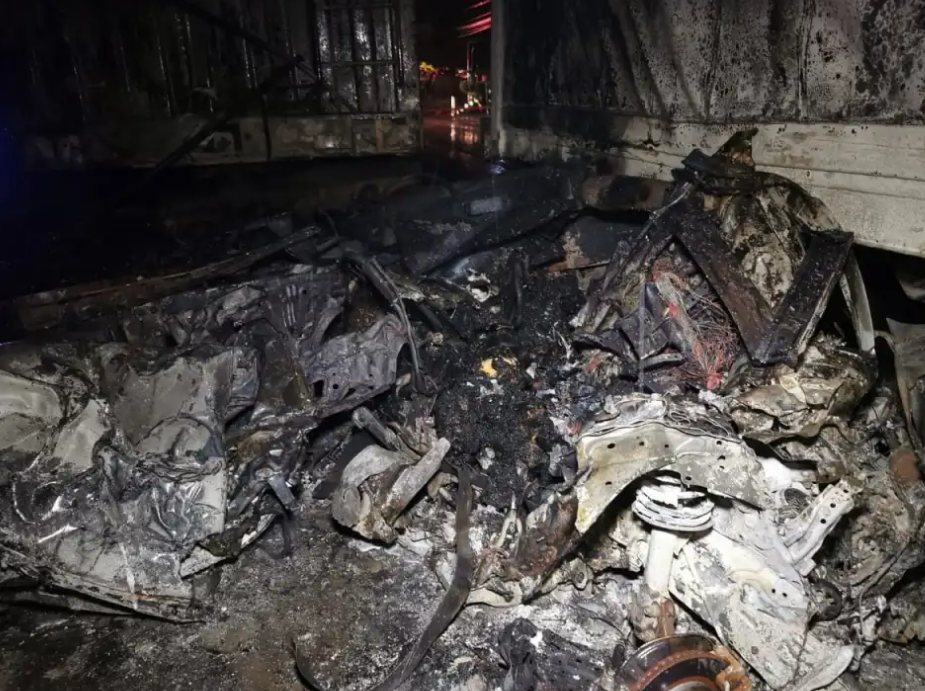 Cinco personas calcinadas tras accidente de tránsito en Retalhuleu 