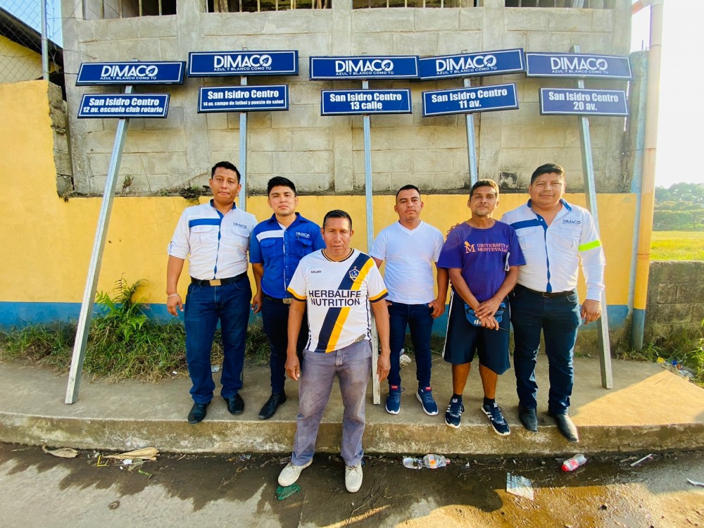 COATEPEQUE: colocarán señales de tránsito en calle adoquinada de San Isidro