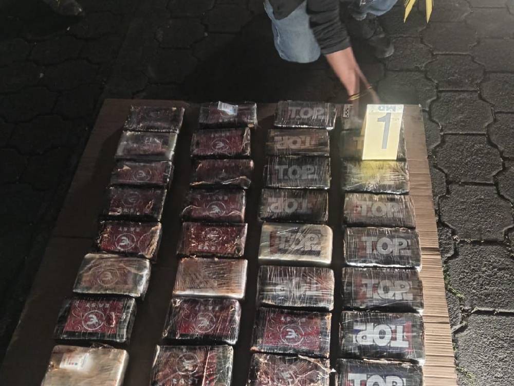 Cocaína incautada en Coatepeque, Quetzaltenango, está valorada en más de Q4 millones