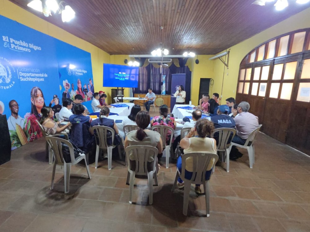 CODESAN Suchitepéquez se reúne para analizar situación nutricional y alimentación escolar