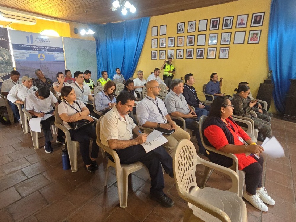 COE de Suchitepéquez en Alerta Roja Institucional