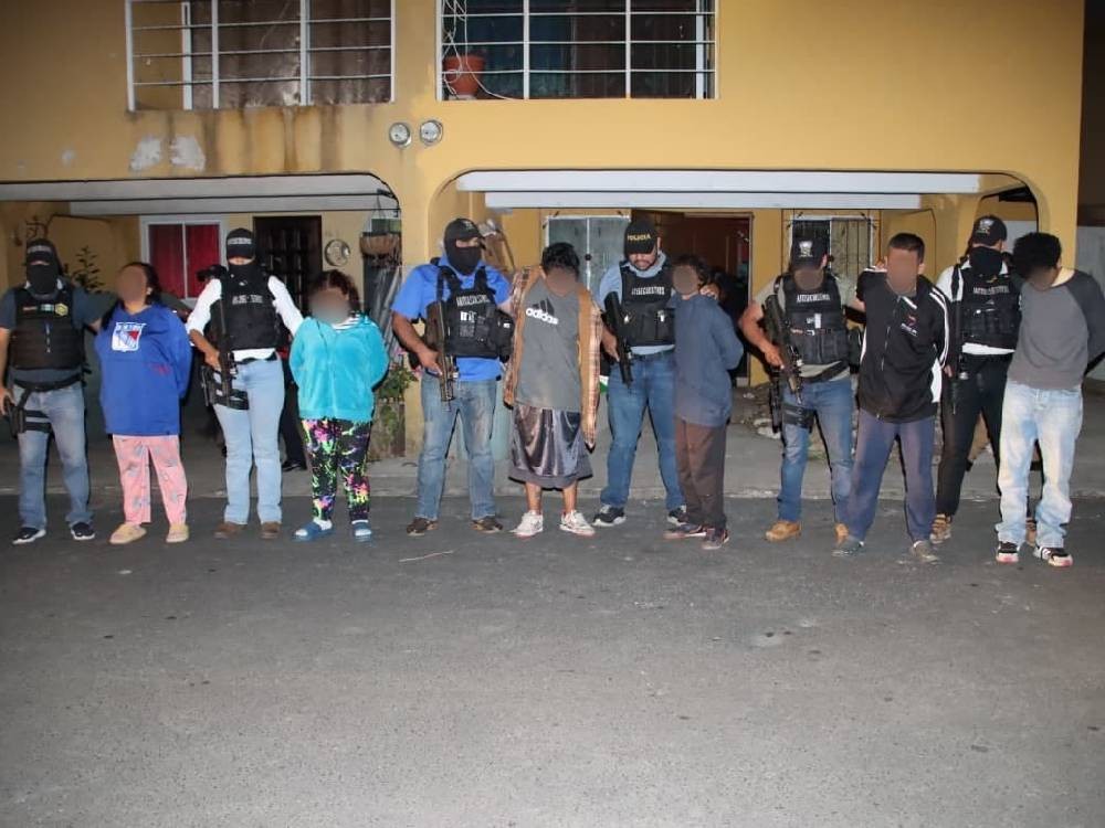 Comando Antisecuestros rescata a víctima y captura a seis presuntos plagiarios