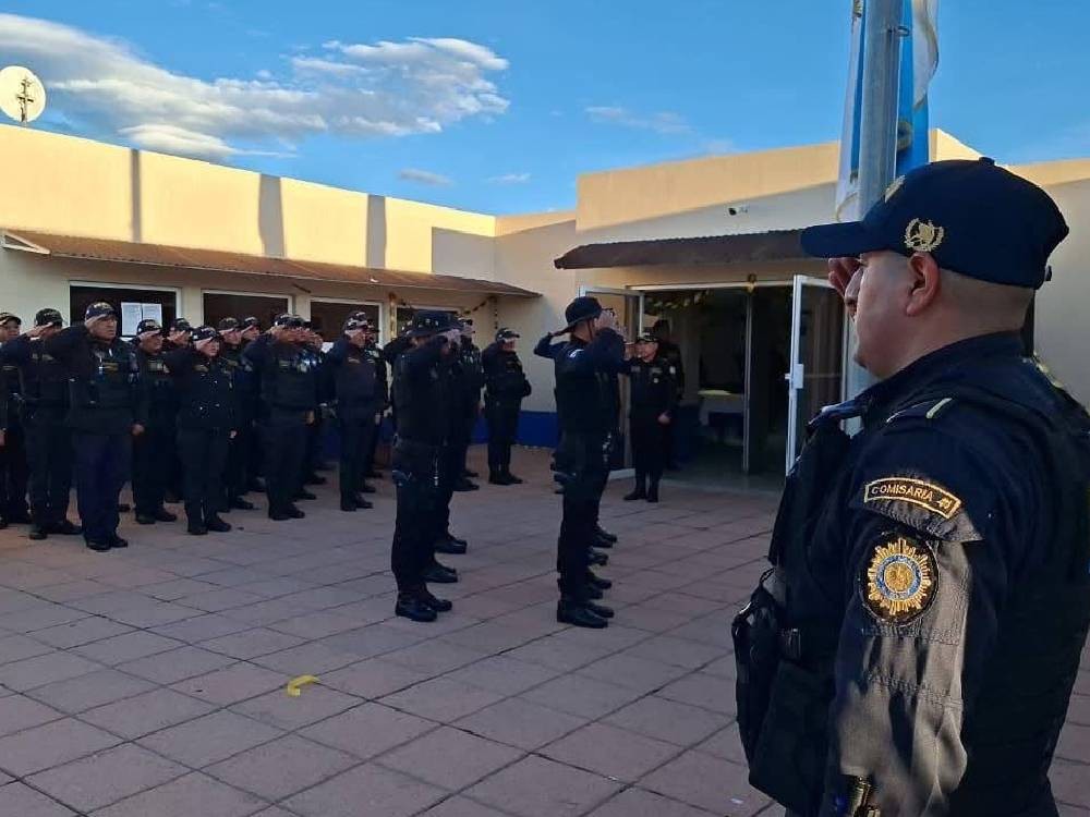Comisaría 41 de Quetzaltenango celebra el 29 aniversario de la PNC