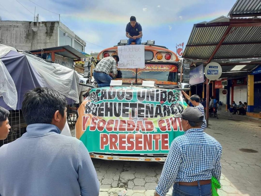 Comisión de Huehuetenango viaja a la capital para solicitar el paso de insumos