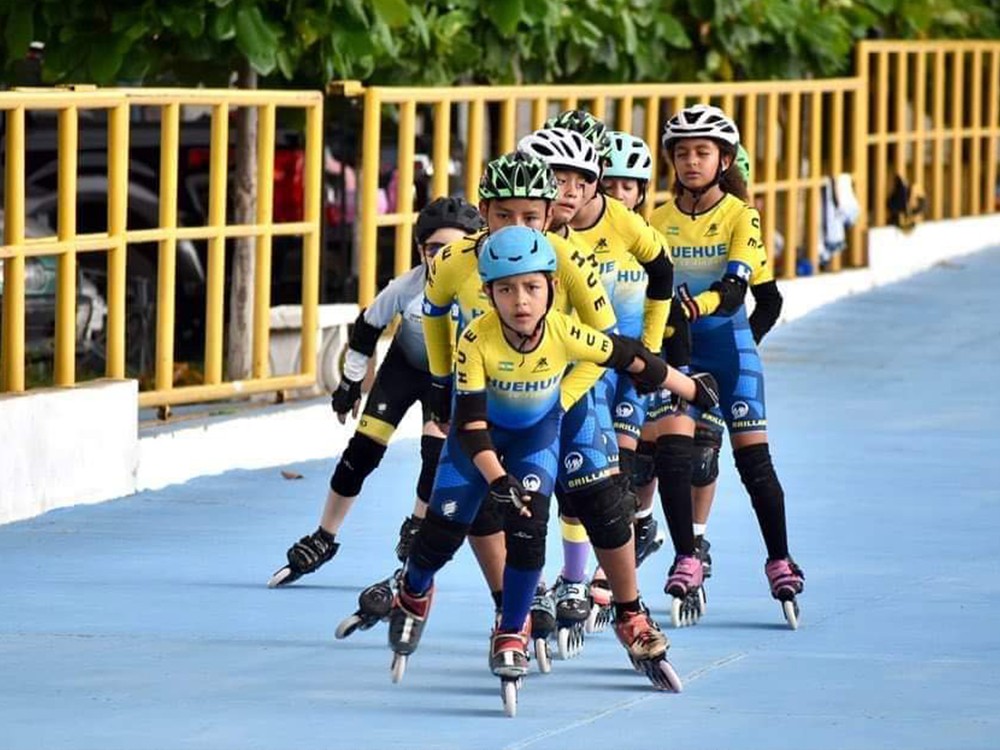  Con 50 medallas huehue se coronó campeón nacional de patinaje
