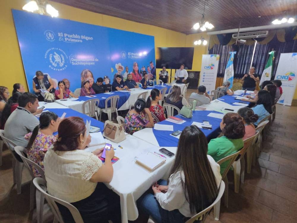CONADI impulsa la descentralización de sus servicios y evalúa avances de inclusión en Suchitepéquez