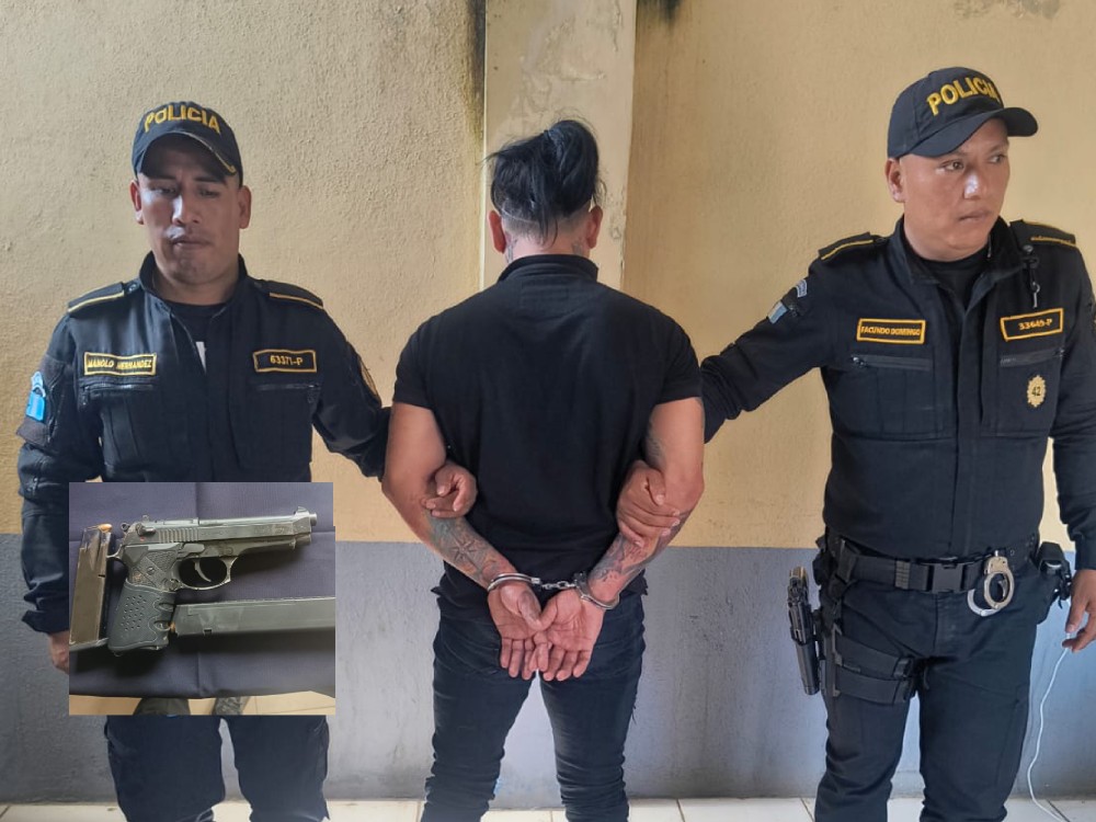 Continúan capturas e incautaciones de armas de fuego