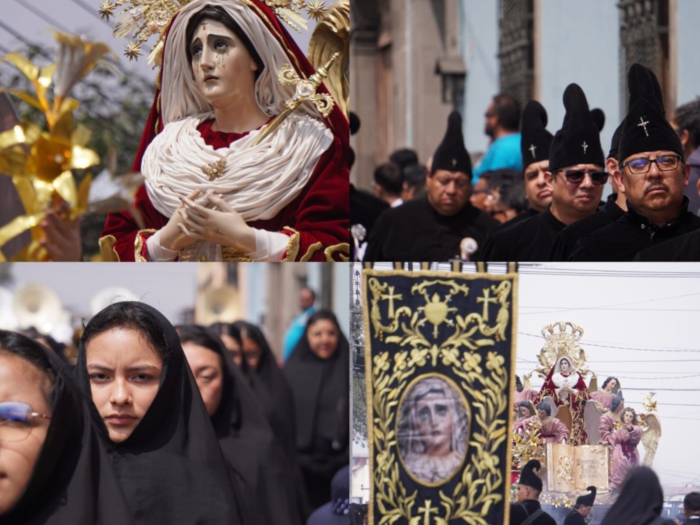 Cortejo procesional extraordinario conmemora 100 años de la Virgen de Dolores de San Nicolás en Quetzaltenango