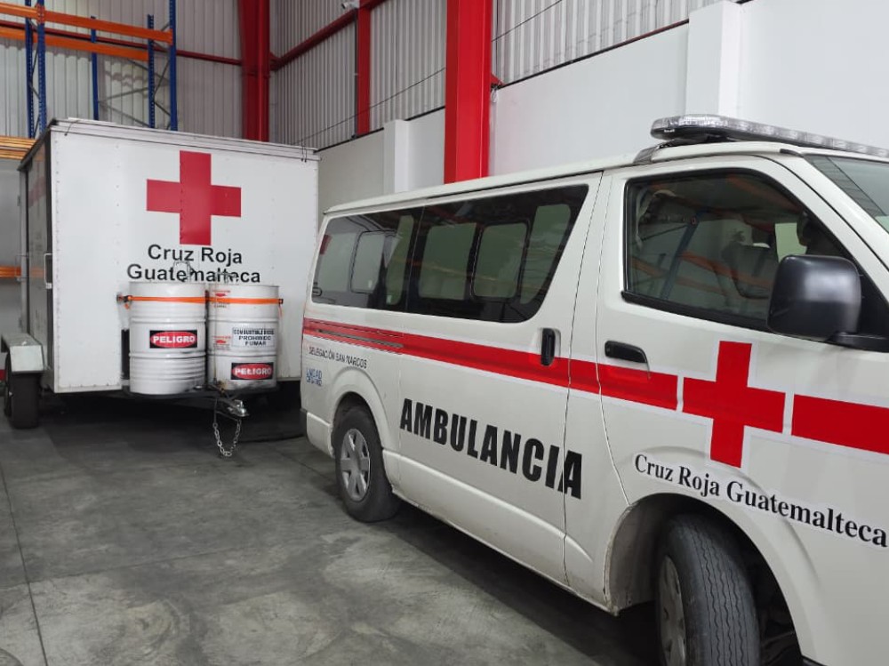Cruz Roja de San Marcos fortalece capacidad de respuesta ante emergencias por temporada de lluvias