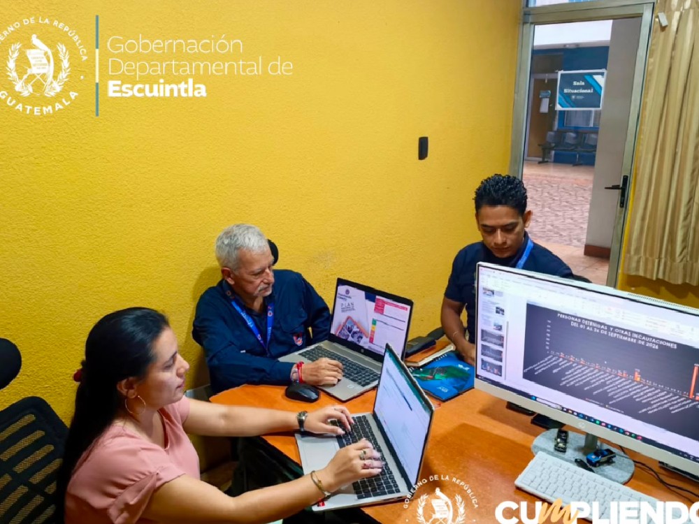 Dan seguimiento a planes de contingencia y protocolos de prevención en Escuintla