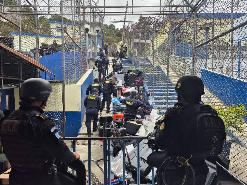 Decomisan más de 300 televisores, equipos de sonido y animales tras requisa en Preventivo de la zona 18