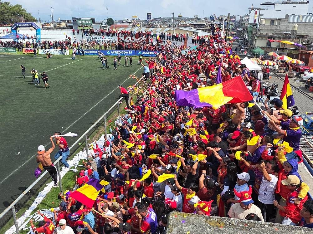 Deportivo San Pedro es de Liga Nacional y lo celebran con todo