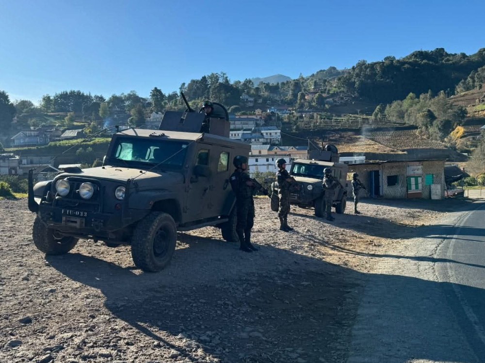 Desconocidos disparan contra personal militar en la línea limítrofe de los municipios de Ixchiguán y Tajumulco, San Marcos