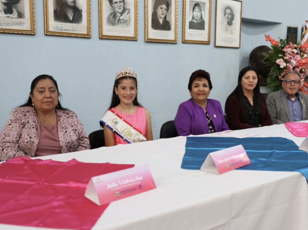 Develan imagen oficial de Niña Quetzaltenango 2024-2025