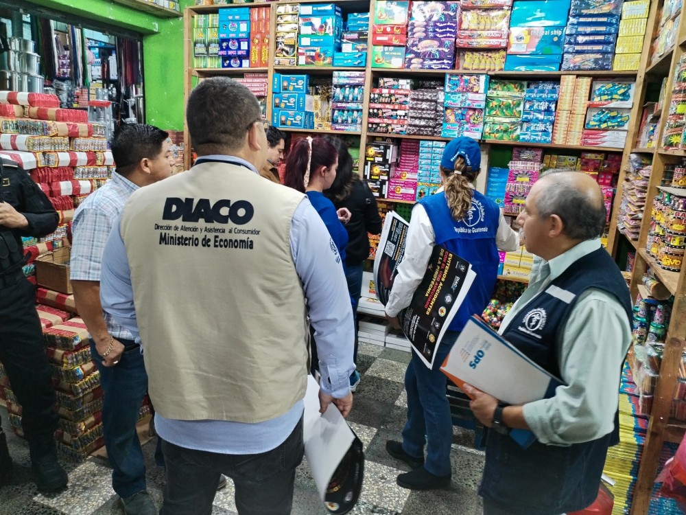 Diaco alerta sobre venta de juegos pirotécnicos en forma de golosinas o alimentos