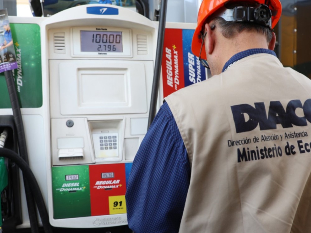 Diaco realiza más de 600 monitoreos en gasolineras tras implementación de subsidio temporal a combustibles
