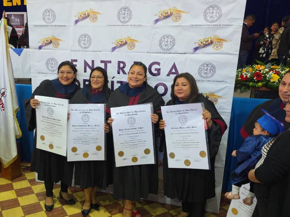 Docentes culminan profesorado en el Padep en San Marcos