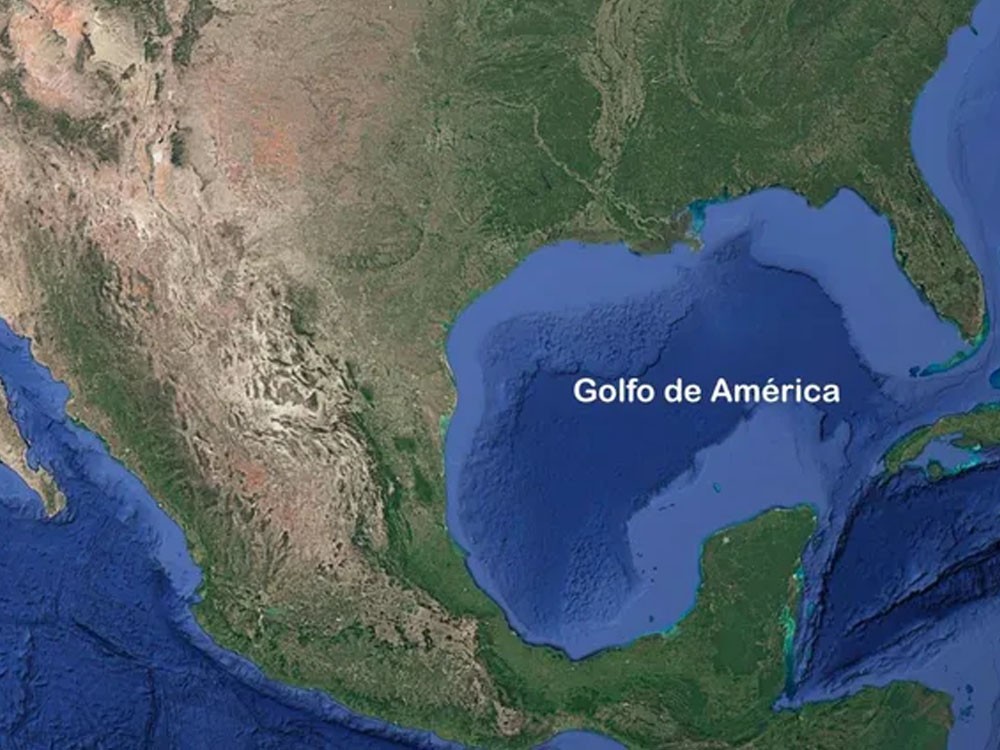Estados unidos anuncia que el Golfo de México ahora es Golfo de América