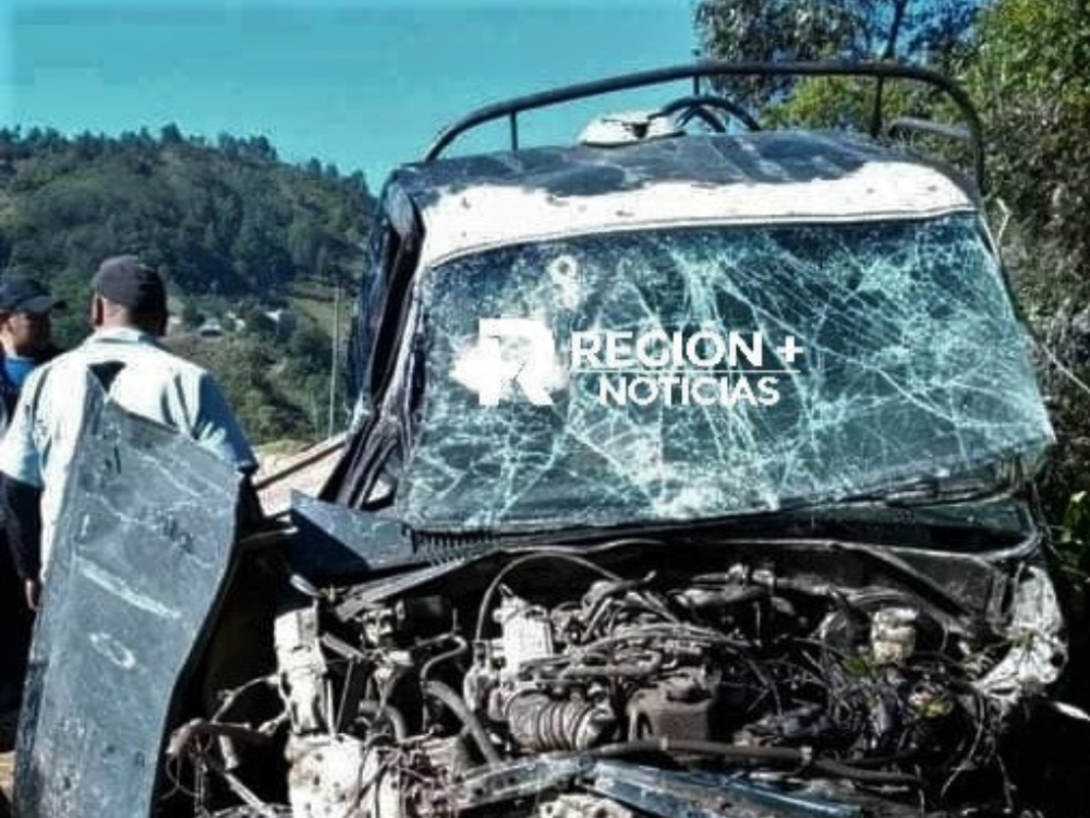 Dos heridos de gravedad por picop que cayó a un barranco