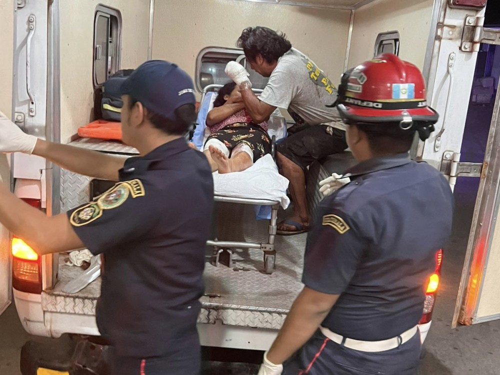 Dos personas resultan heridas en accidente de tránsito