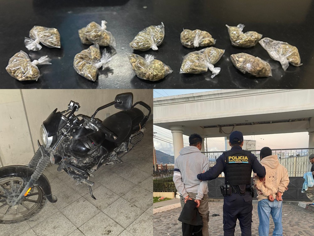 Dos presuntos distribuidores de drogas capturados en La Esperanza 