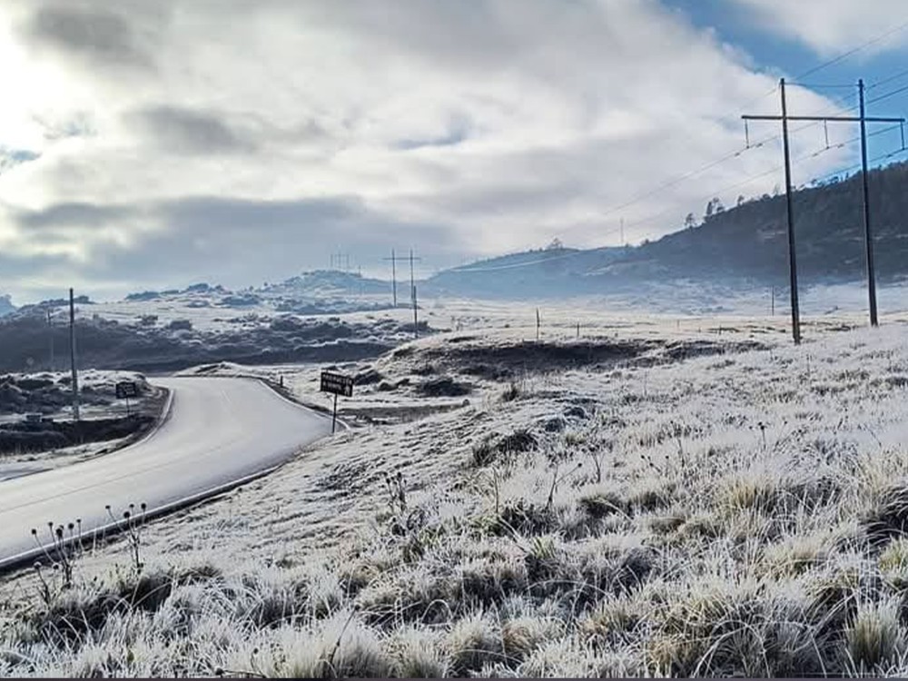 Drástico descenso de temperaturas en Los Cuchumatanes