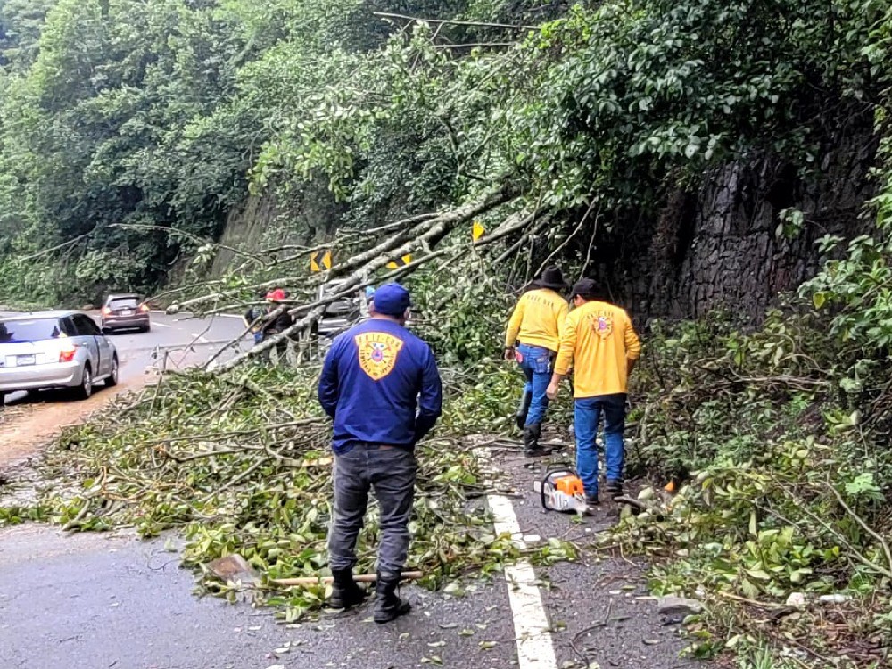 Durante el fin de semana llovió lo que se esperaba para un mes, según la Conred