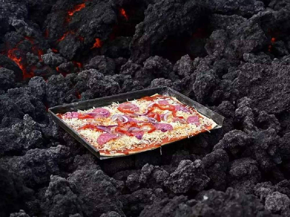 El Volcán de Pacaya y el arte gastronómico de las pizzas volcánicas