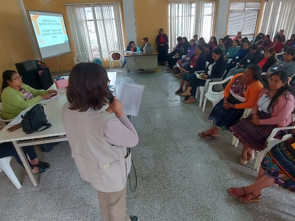 Eligen a representantes titular y suplente de organizaciones de mujeres ante el CODEDE 