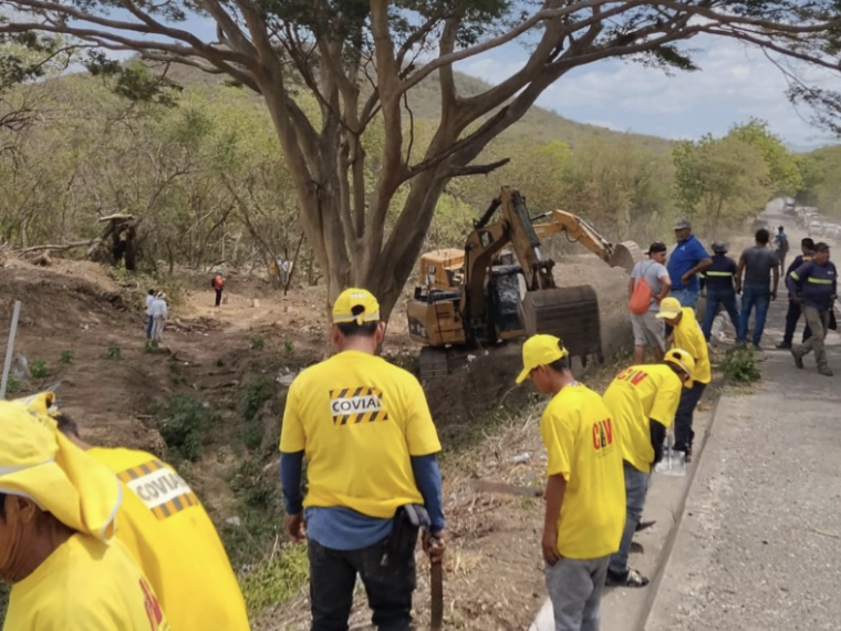 Emergencia vial en puente Güijo 
