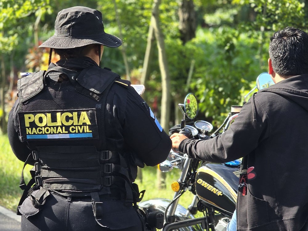 En el marco de la seguridad, Policía Nacional Civil instala operativos interinstitucionales en San Marcos