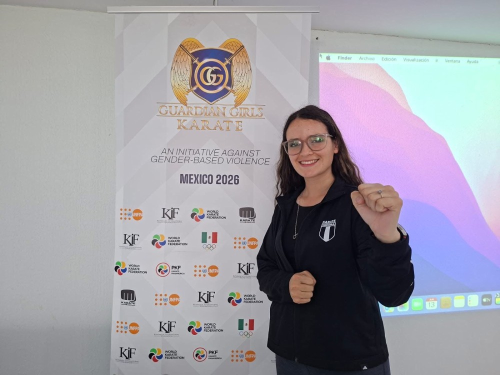 Entrenadora de karate do de Quetzaltenango destaca en México 