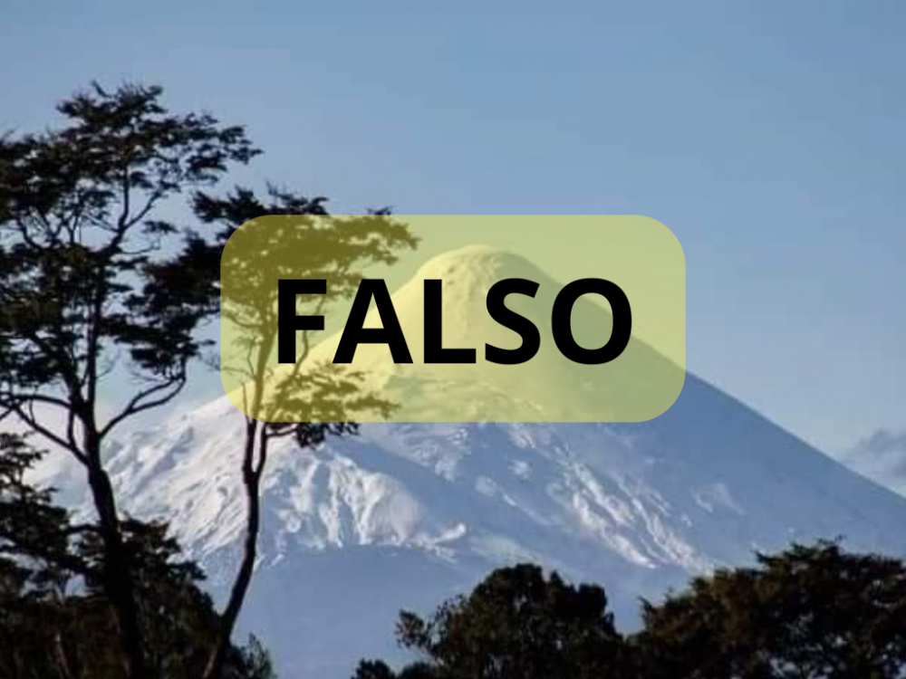 ES FALSO: el volcán Tajumulco no ha amanecido con nieve durante estos días