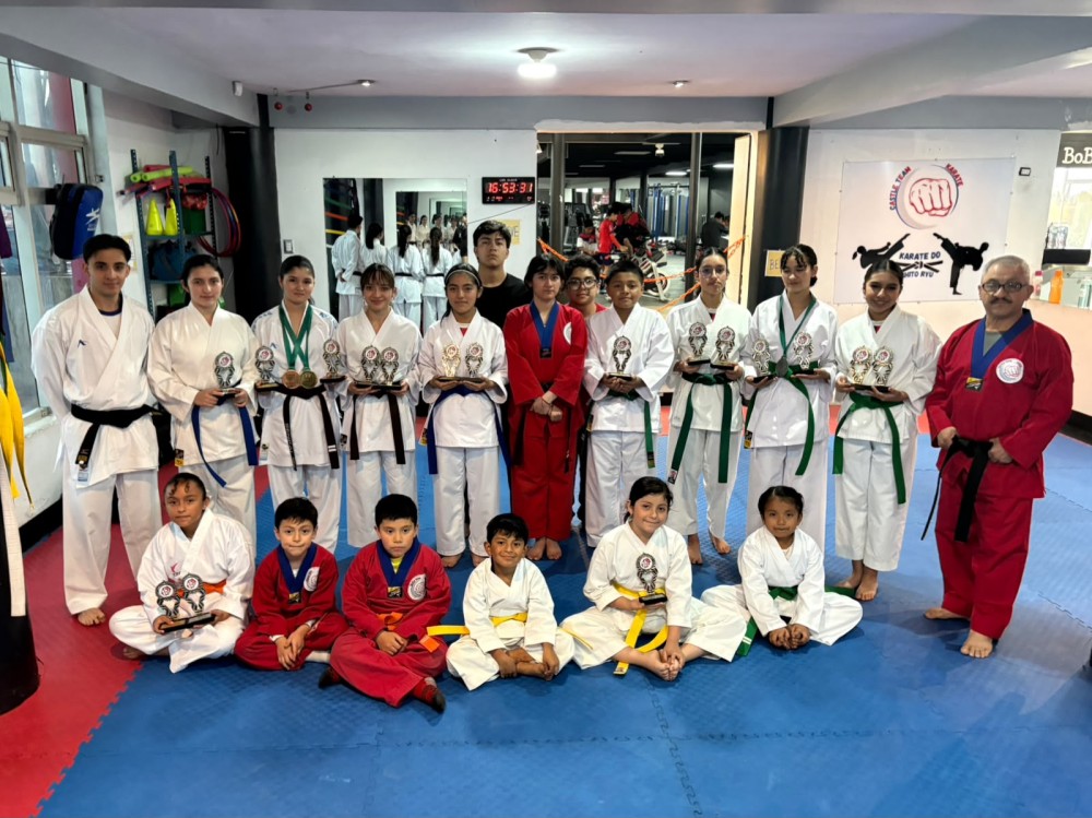Escuela de karate do de Xela destaca en eventos nacionales de la Federación Nacional 