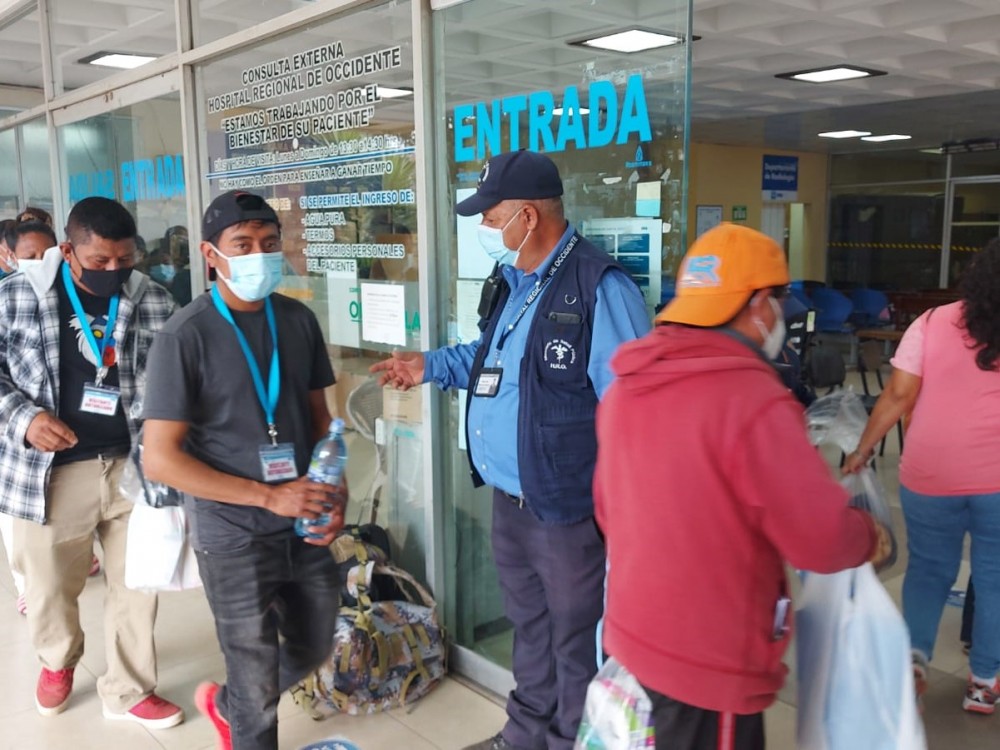 Esta semana se retomaron las visitas en el Hospital Regional de Occidente